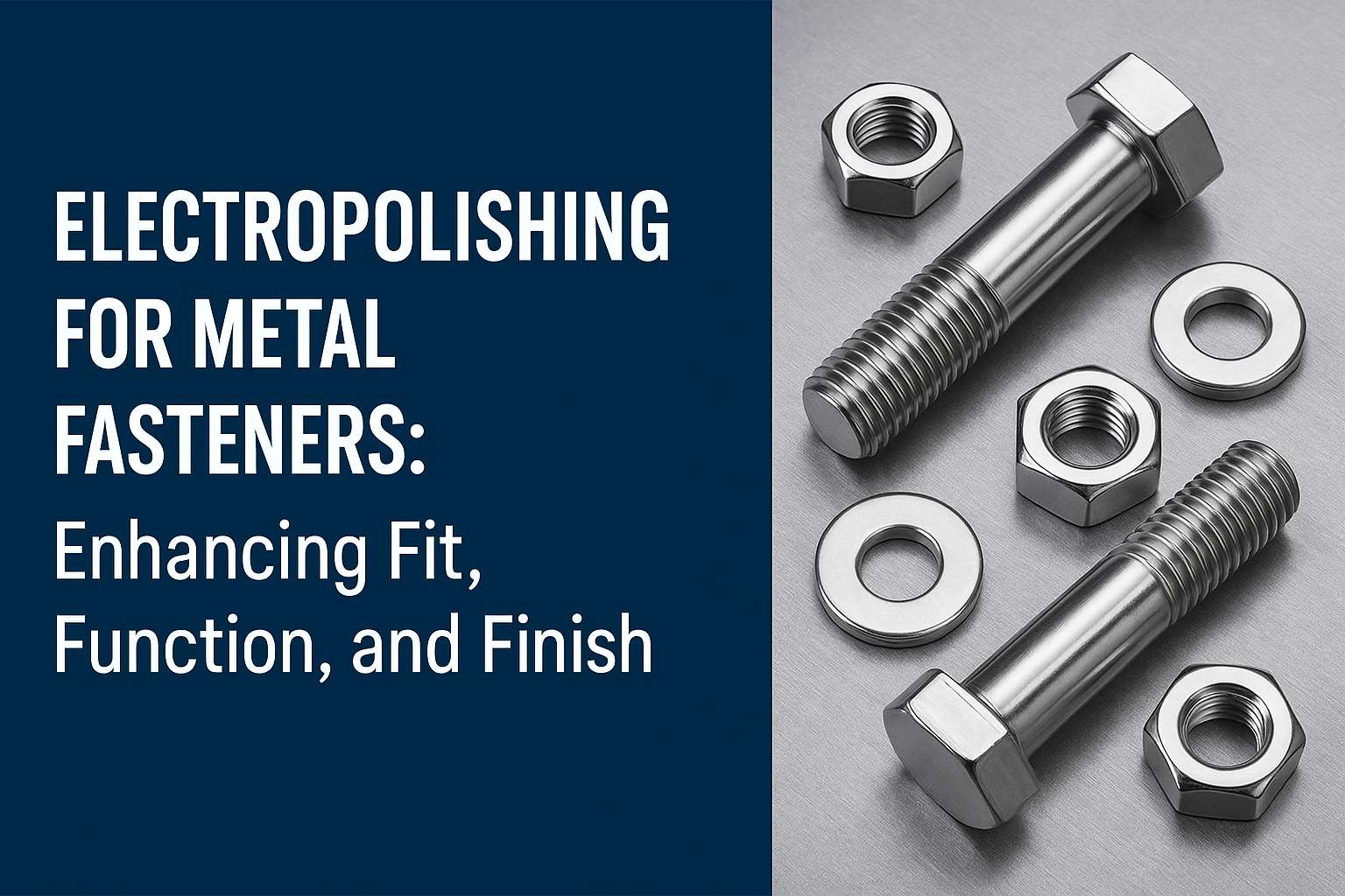Electropolishing for Metal Fasteners: Enhancing Fit, Function, and Finish