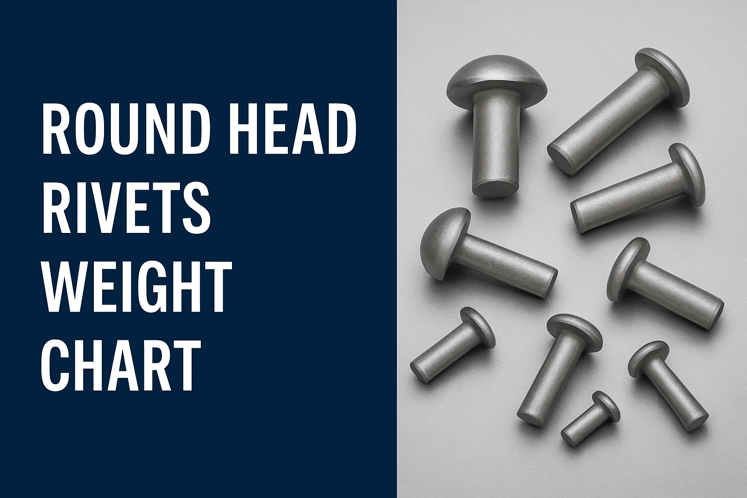 Round Head Rivets Weight Chart