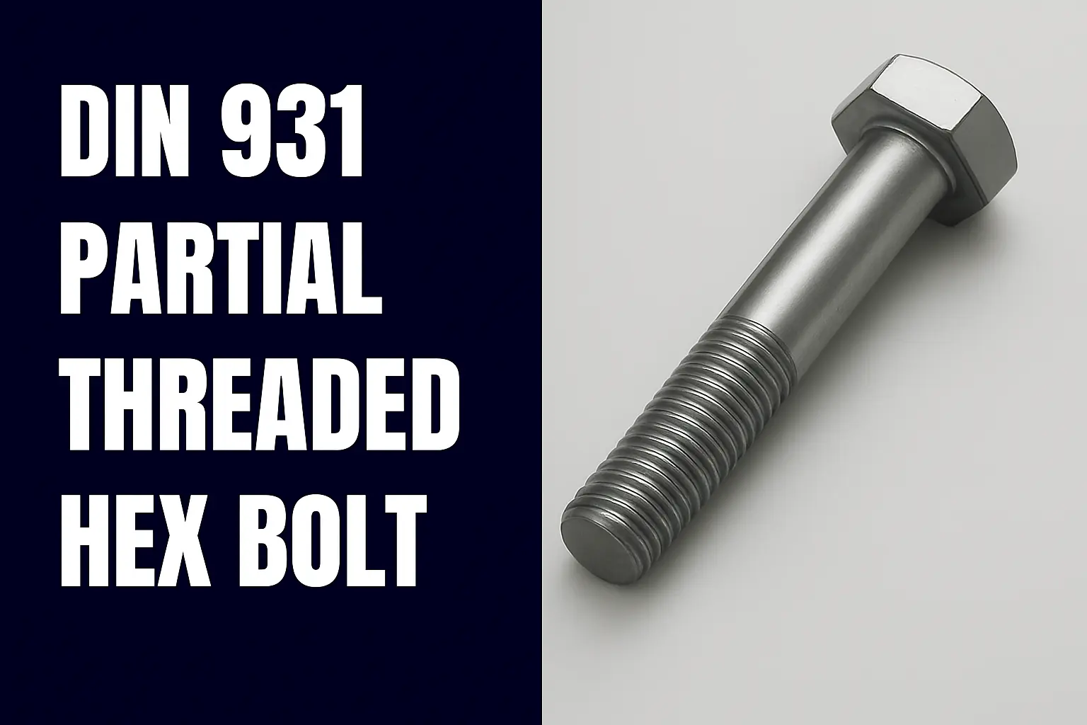 DIN 931 Hex Bolt Weight Chart (Half Thread)