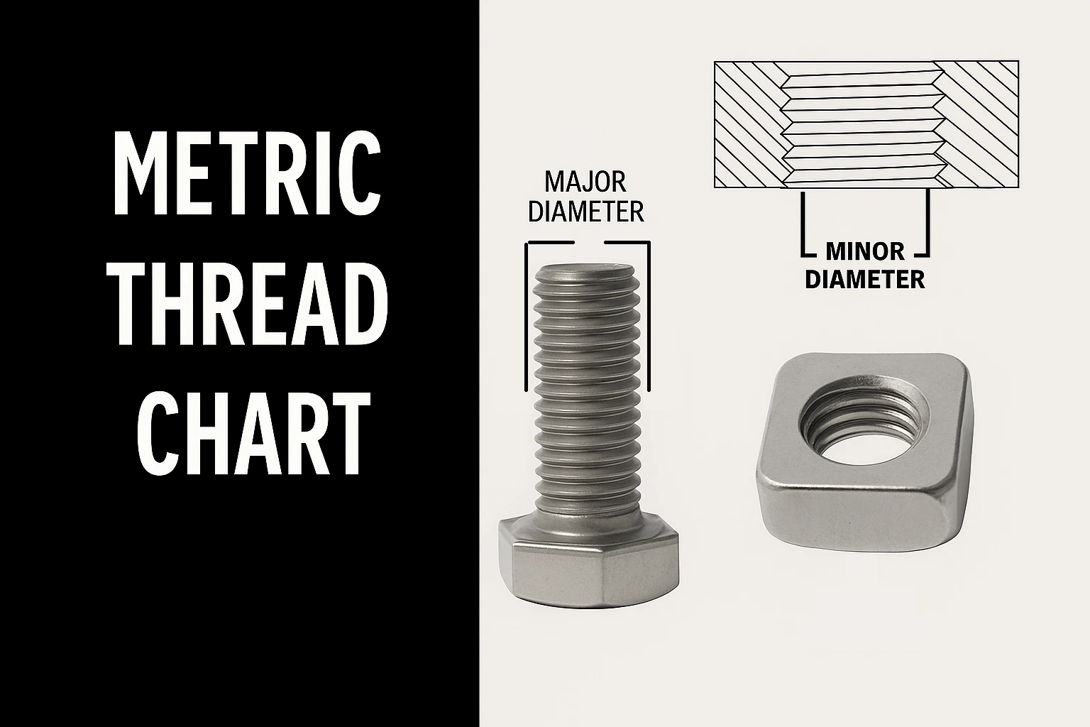 Metric Thread Chart