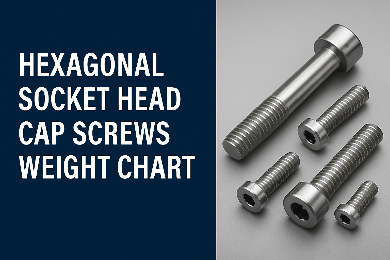 Hexagonal Socket Head Cap Screws Weight Chart
