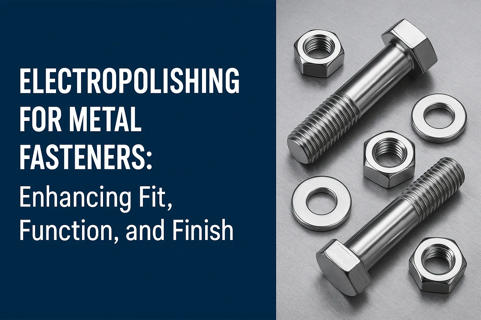 Electropolishing for Metal Fasteners: Enhancing Fit, Function, and Finish