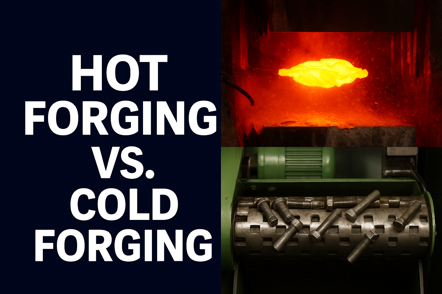 Difference Between Hot Forging and Cold Forging