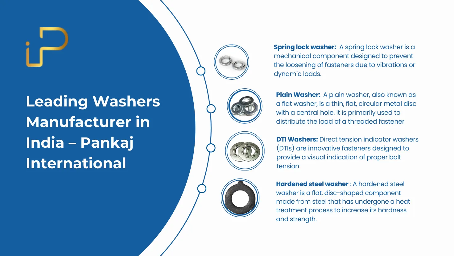 Leading Washers Manufacturer in India – Pankaj International
